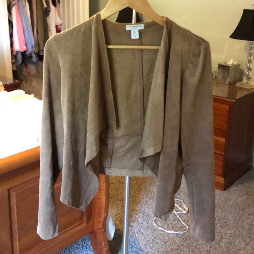 tan suede jacket